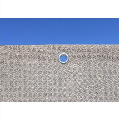 Alion Home Smoke Grey Sun Shade Privacy Panel with Grommets on 2 Sides for Patio, Awning, Window, Pergola or Gazebo  12' x 6'   